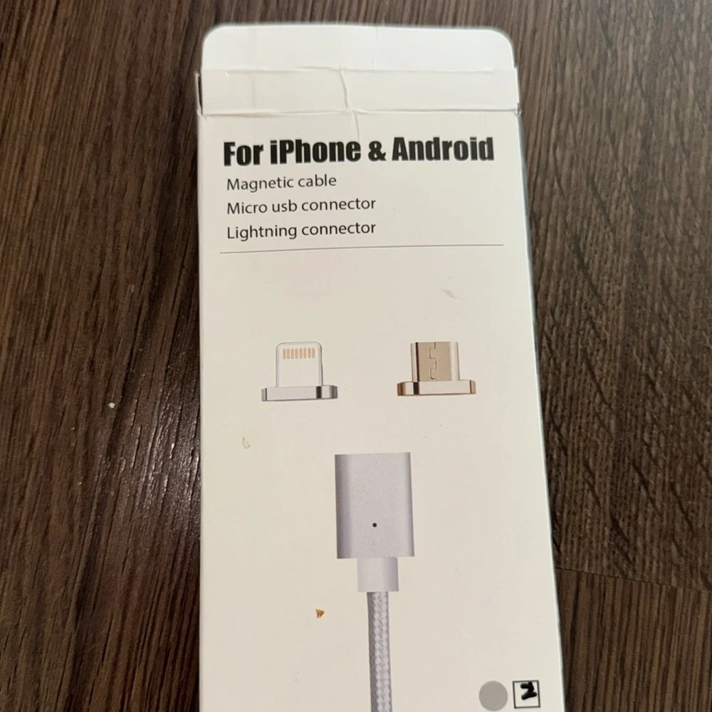 Magnetic cable for iPhone and android